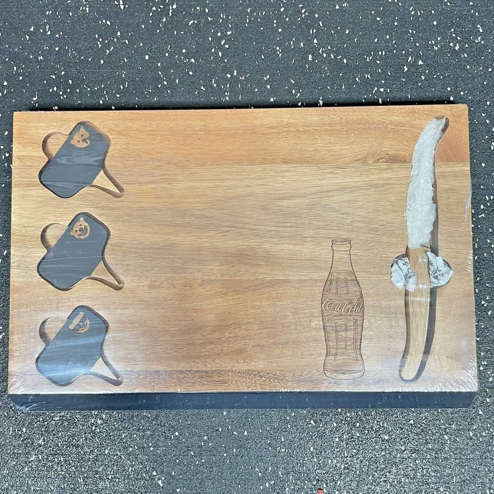 Toscana Coca Cola Delio Acacia‎ Cheese Board and Tools Picnic Time Charcuterie
